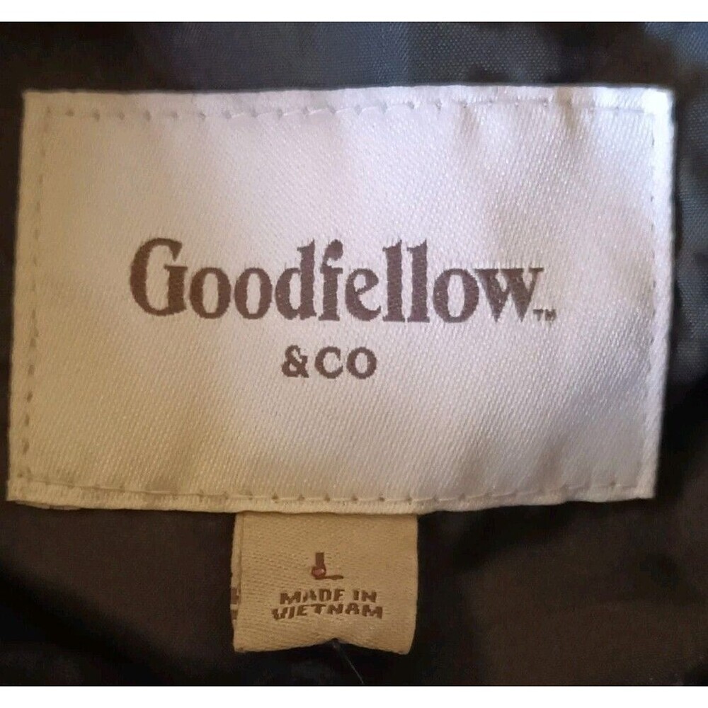 Good Fellow Sherpa Jacket Women's Large Black Snap Button Pockets Long Sleeve - Picture 5 of 8